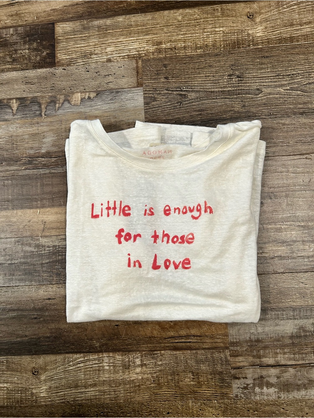 J.Crew X Cassi Namoda Limited Edition “Little is enough “ T-Shirt - Picture 4 of 5